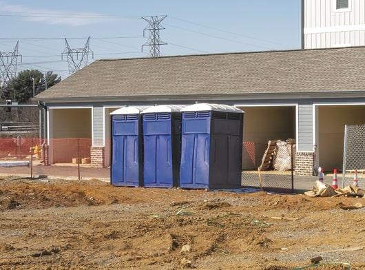 we have a strict sanitation protocol in place for all our construction porta potties, including regular cleaning and restocking of materials